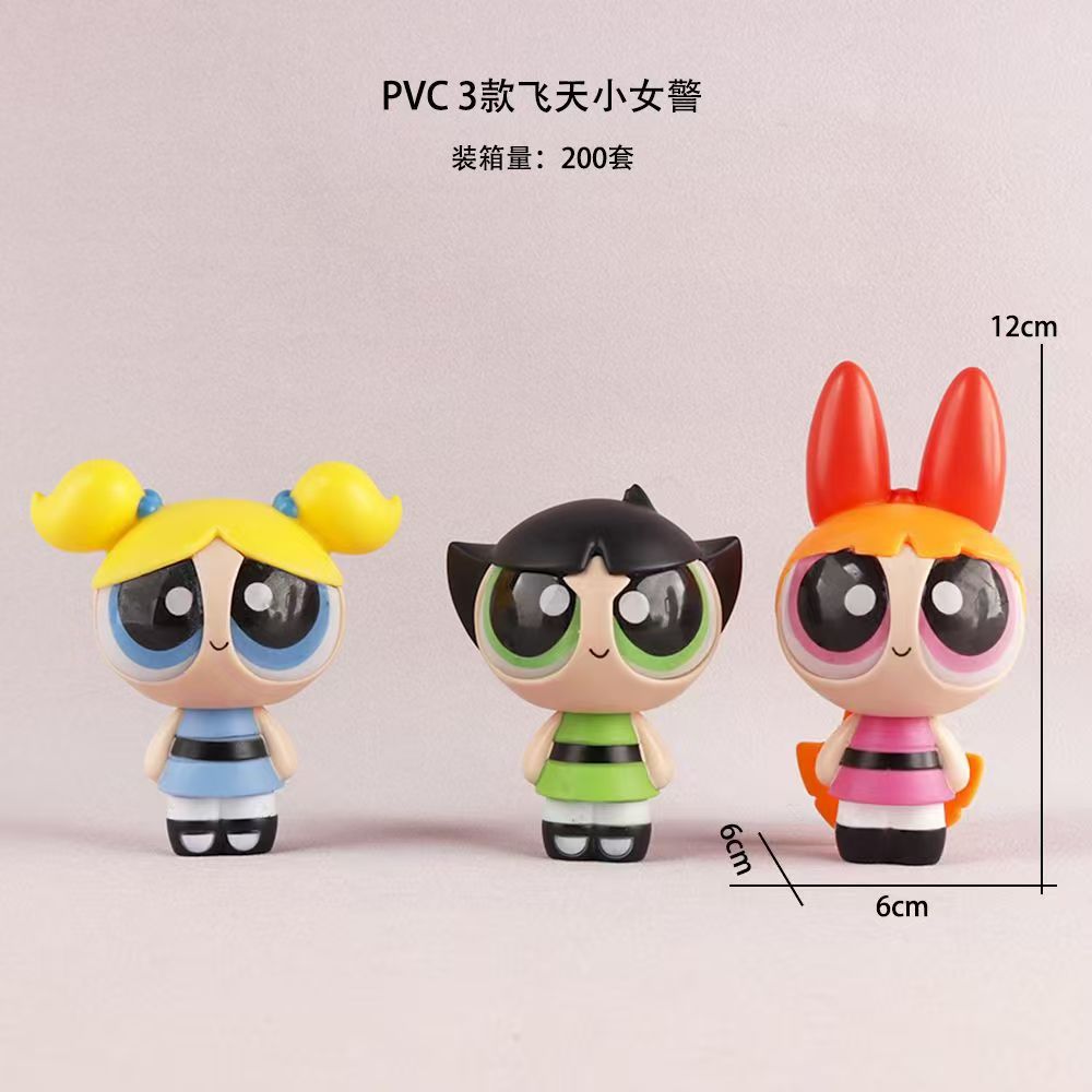 Powerpuff Girls PVC-Figurenset – Model Kit Anime Girl Bewertung und Preis