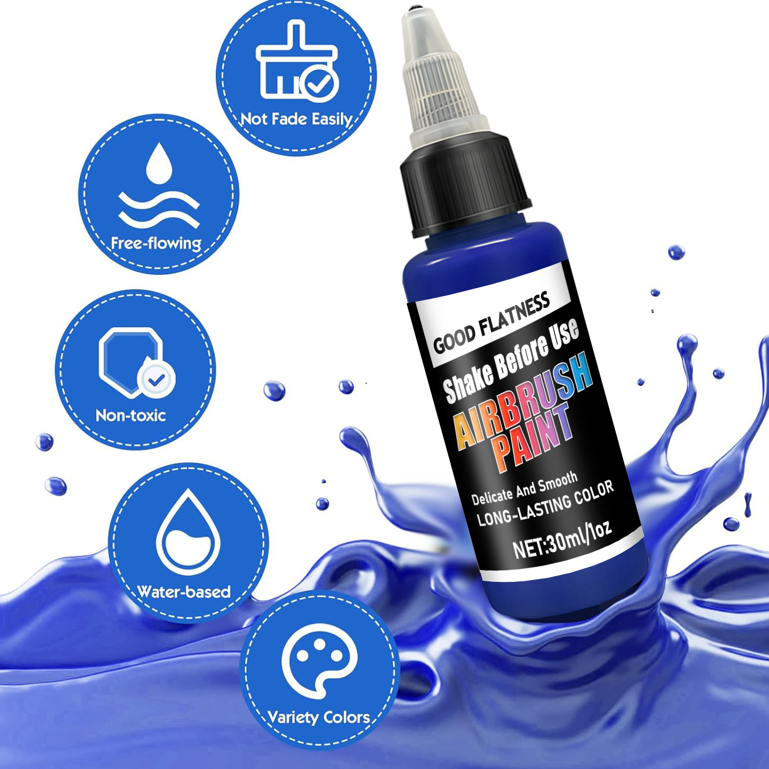 Airbrush-Acrylfarben-Set, 12 F – Paint Model Kit Bewertung und Preis